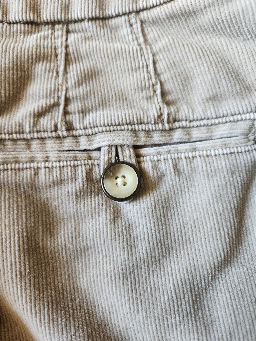 Eddie Bauer Cordaroy Tan Skirt Suze 8 - Picture 7 of 8